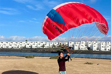 clase parawing Lanzarote